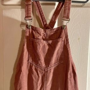 PRIMARK Pink Pinafore Corduroy Dress